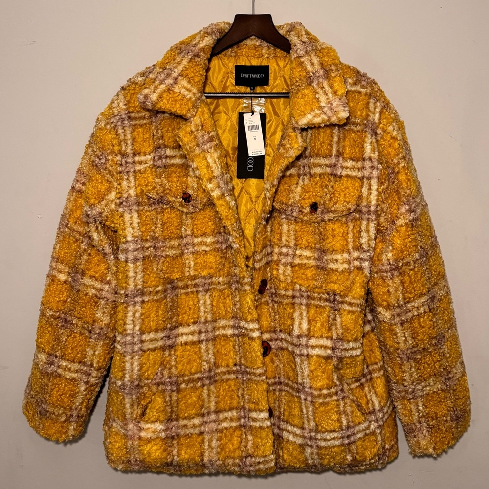 Driftwood Ryan Plaid Sherpa Shirt Jacket